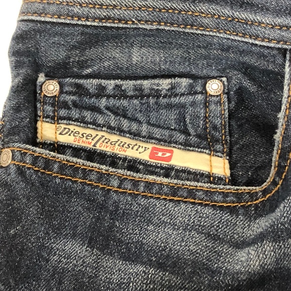 DIESEL JEANS SLIM FACTORY WASH, SIZE W32 MINT - Picture 3 of 8